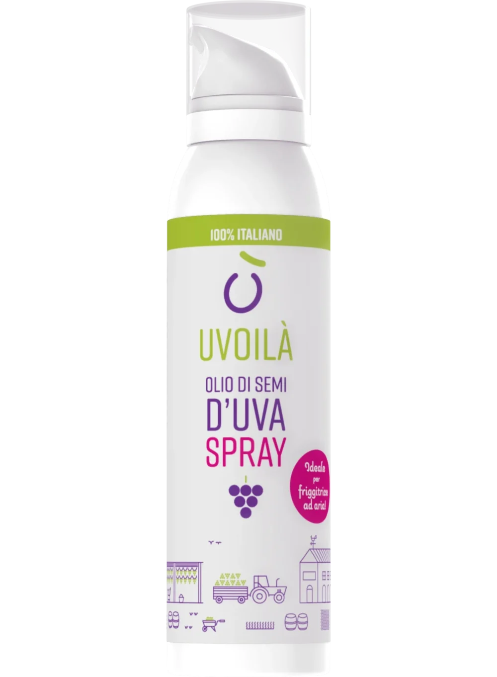 olio di semi d'uva spray